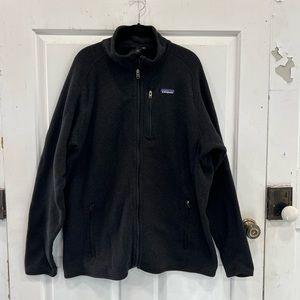 Patagonia black knit jacket Size XXL